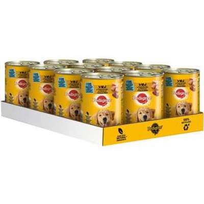 tests-Pedigree mit 3 Sorten Geflügel in Pastete-Bild