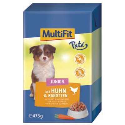 tests-MultiFit in Paté Junior mit Huhn & Karotten-Bild