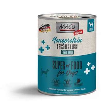 tests-MAC's Monoprotein Frisches Lamm-Bild