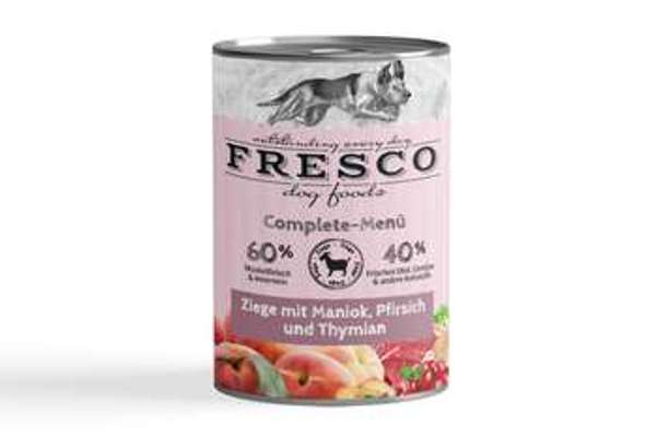 tests-FRESCO CompleteMenü Ziege mit Maniok Pfirsich und Thymian-Bild