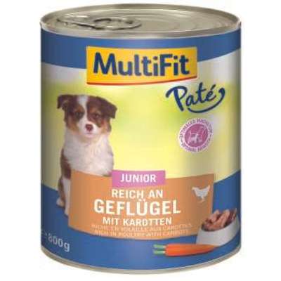 tests-MultiFit Junior Pate Geflügel mit Karotten-Bild