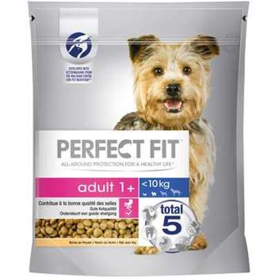 tests-PERFECT FIT Hund Trocken Adult 1+ XS/S mit Huhn-Bild