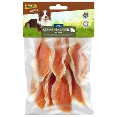 tests-MultiFit native Kaninchenohren mit Huhn-Bild