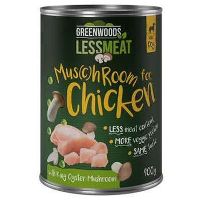 tests-Greenwoods  Less Meat Mushrooms Kräuterseitlingen (getreidefrei) - Huhn-Bild