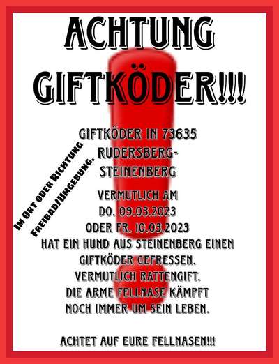 Giftköder-Giftköder-Bild