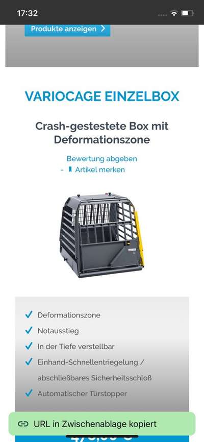 Hundebox Suche für das Auto-Beitrag-Bild