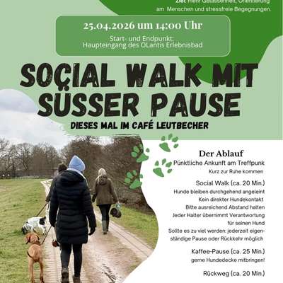 Hundetreffen-Social Walk mit süßer Pause-Bild