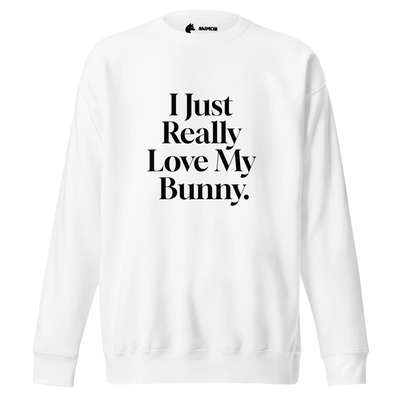 %{de_profession_title}-I Just Really Love My Bunny Sweatshirt-Bild