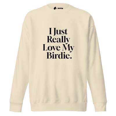 %{de_profession_title}-I Just Really Love My Birdie Sweatshirt-Bild