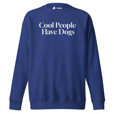%{de_profession_title}-Cool People Have Dogs Sweatshirt-Bild