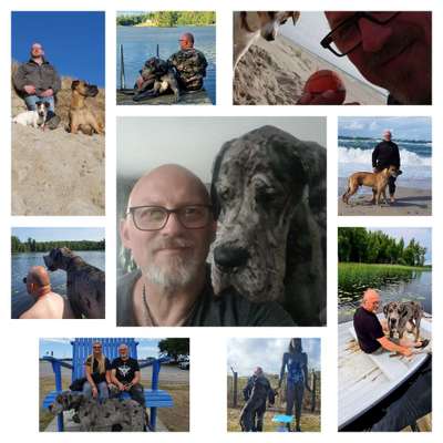 21. Collage Challenge 
Du und dein Hund-Beitrag-Bild
