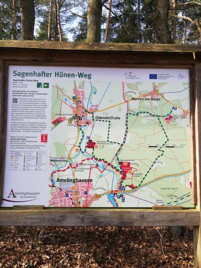 Hundeauslaufgebiet-Sagenhafter Hünen-Weg, start Amelinghausen.-Bild