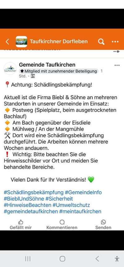 Giftköder-Achtung Schädlingsbekämpfung-Bild