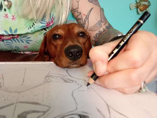 Ich zeichne deine Fellnase-Beitrag-Bild