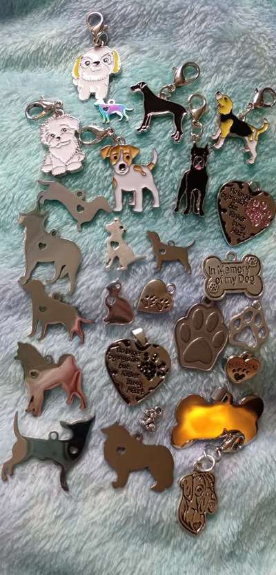 ich fertige personalisierte Halsketten, Armbänder & Fußketten zb Andenken an Regenbogenbrückenhunde-Beitrag-Bild