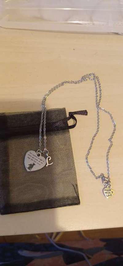 ich fertige personalisierte Halsketten, Armbänder & Fußketten zb Andenken an Regenbogenbrückenhunde-Beitrag-Bild