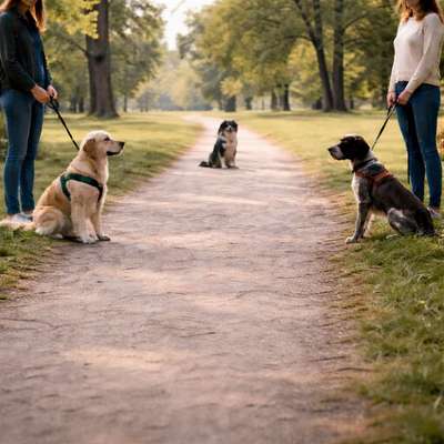 Hundetreffen-Ruhige Hundekontakte gesucht – strukturierte Begegnungen (kein Freilauf)-Bild