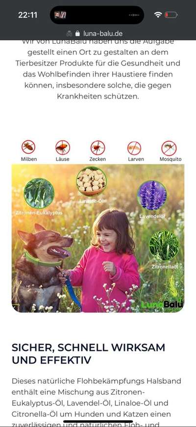 Zeckenhalsband, Luna Balu ???-Beitrag-Bild