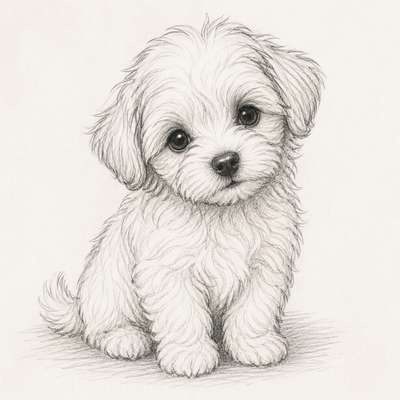 Hundetreffen-Welpenspiel Sozialisierung Maltipoo-Bild