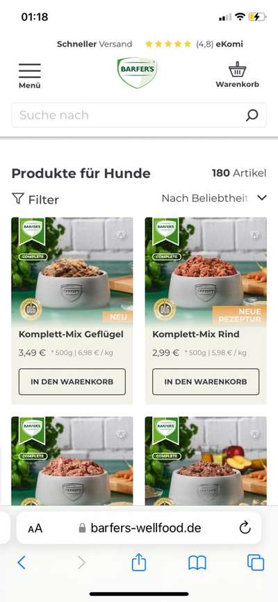 Hochwertiges / Bedarfsgerechtes Nassfutter (ohne Barfen), welches nur?-Beitrag-Bild