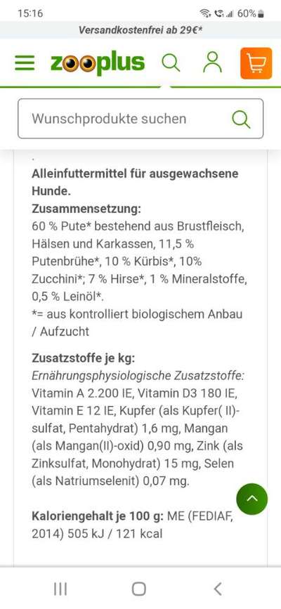 Hochwertiges / Bedarfsgerechtes Nassfutter (ohne Barfen), welches nur?-Beitrag-Bild