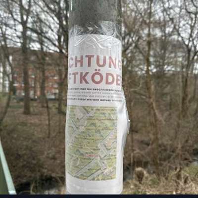 Giftköder-Giftköder Warnung-Bild