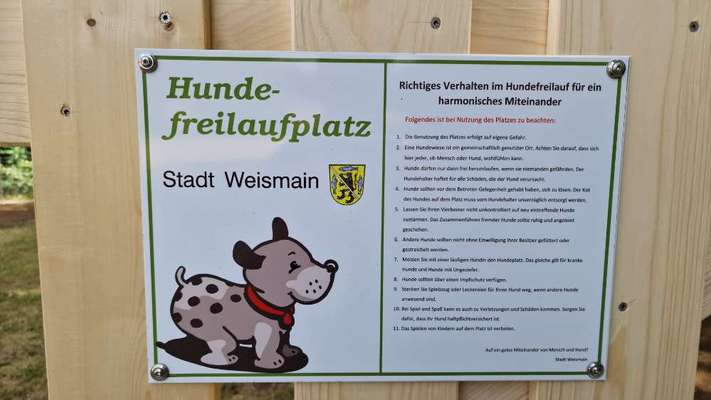 Hundeauslaufgebiet-Hundefreilaufplatz Stadt Weismain-Bild
