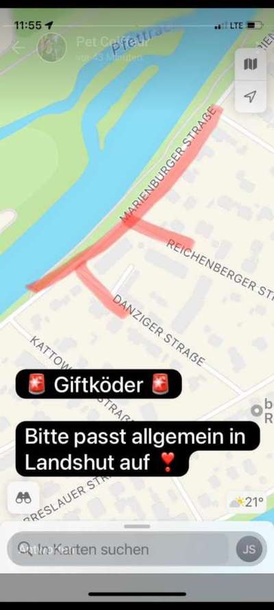 Giftköder-Giftköder Marienburger Straße-Bild