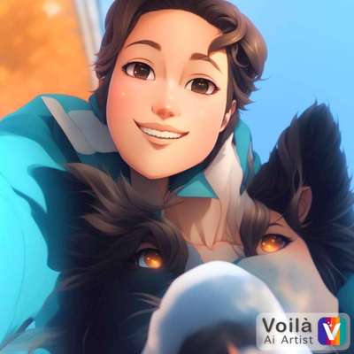 Fotochallenge 124 - Dein Comic-Hund-Beitrag-Bild