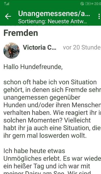 Unangemessenes/absurdes Verhalten von Fremden-Beitrag-Bild