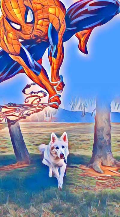 Fotochallenge 124 - Dein Comic-Hund-Beitrag-Bild