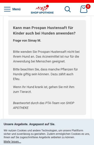 Prospan für Hunde?-Beitrag-Bild