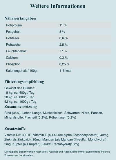 Hochwertiges / Bedarfsgerechtes Nassfutter (ohne Barfen), welches nur?-Beitrag-Bild