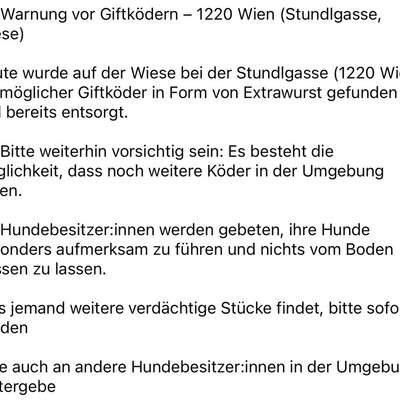 Giftköder-Mgl. Giftköder-Bild