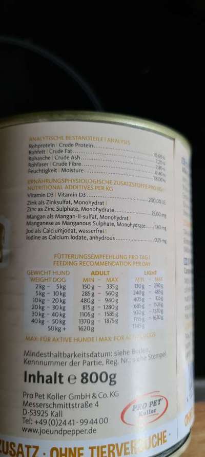 Hochwertiges / Bedarfsgerechtes Nassfutter (ohne Barfen), welches nur?-Beitrag-Bild