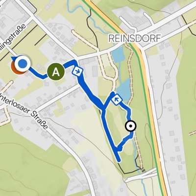 Hundetreffen-Gassirunde Route Park Südvorstadt Plauen-Bild