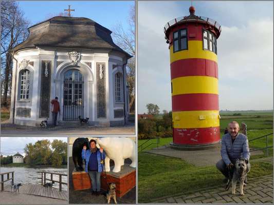 9. Collagen-Challenge 
Mein Hund und Kirchen, Ruinen, Schlösser, Burgen etc...-Beitrag-Bild