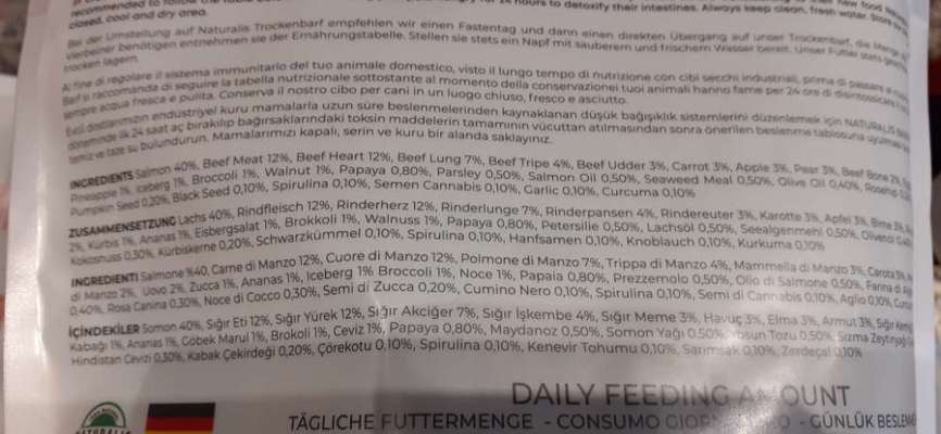 Hallo könnte mir jemand helfen Trockenfutter ohne Getreide,Kartoffeln,Reis usw.-Beitrag-Bild