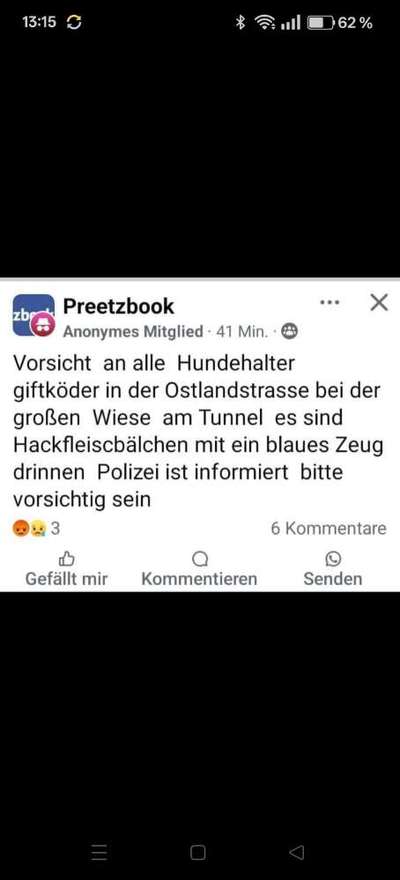 Giftköder-Evtl Giftköder-Bild