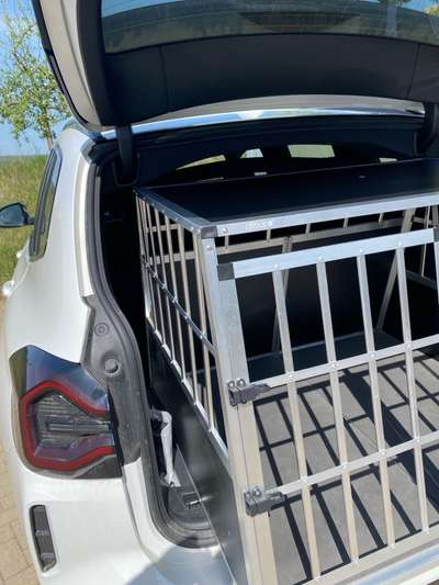 Marke Cadoca® Aluminium Doppel Hundetransportbox-Beitrag-Bild