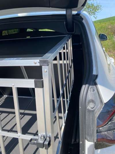 Marke Cadoca® Aluminium Doppel Hundetransportbox-Beitrag-Bild