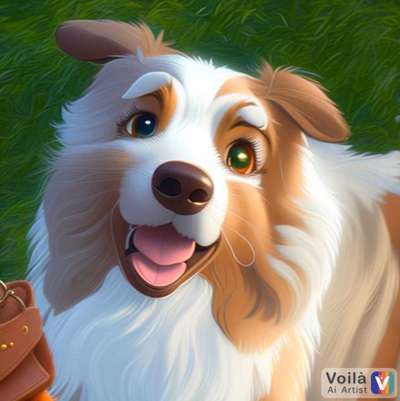 Fotochallenge 124 - Dein Comic-Hund-Beitrag-Bild