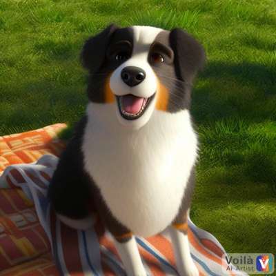 Fotochallenge 124 - Dein Comic-Hund-Beitrag-Bild