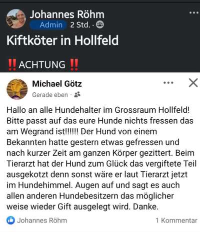 Giftköder-Giftköder Hollfeld und Umgebung-Bild