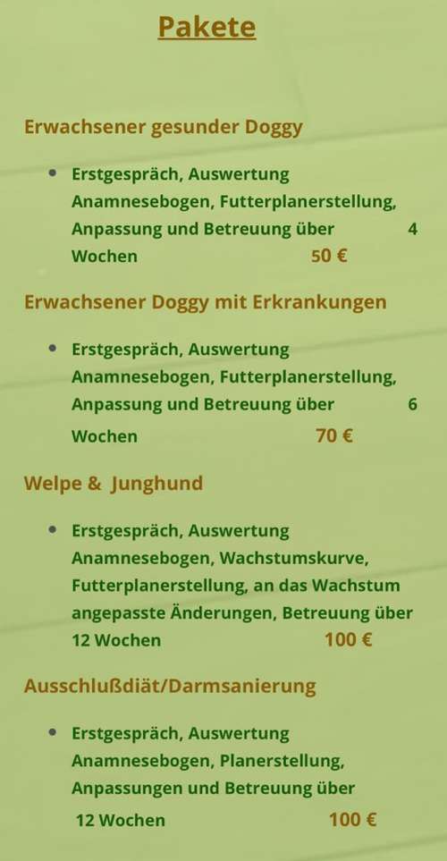 Hundeauslaufgebiet-Doggy‘s Menü-Check-Bild