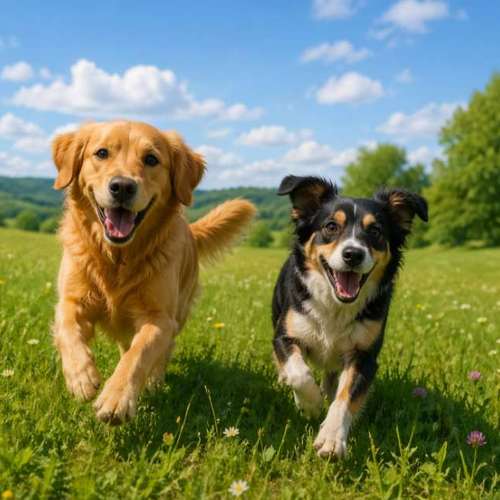 Hundeauslaufgebiet-Aus Liebe zum Hund-Bild