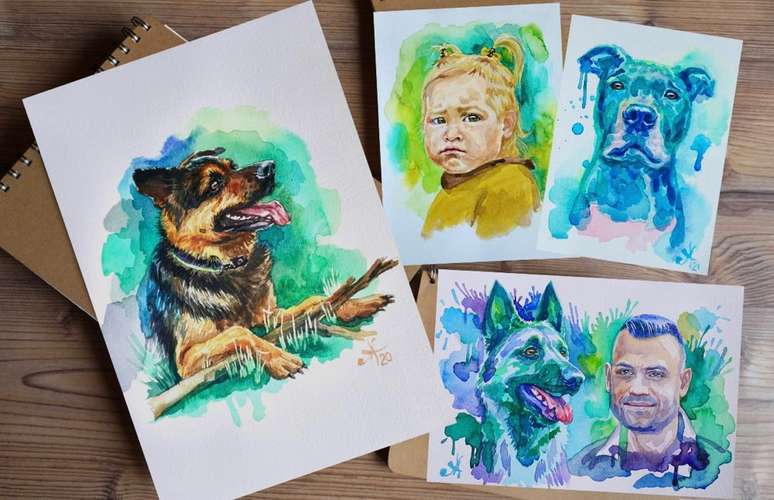 Hundeauslaufgebiet-Ianas Kunst-Bild