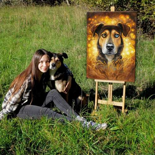 Hundeauslaufgebiet-Ianas Kunst-Bild