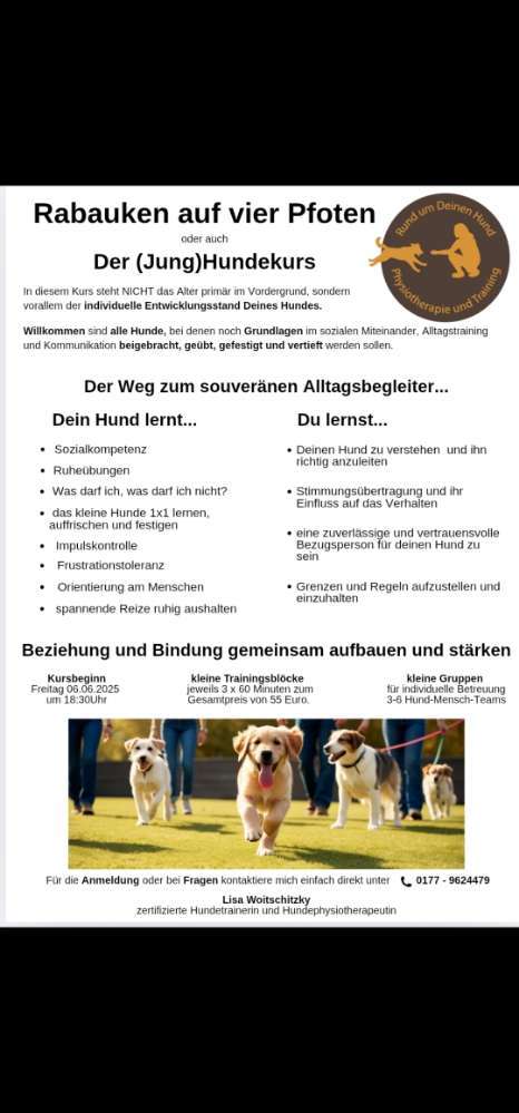 Hundeauslaufgebiet-Rund um Deinen Hund - Physio & Training-Bild