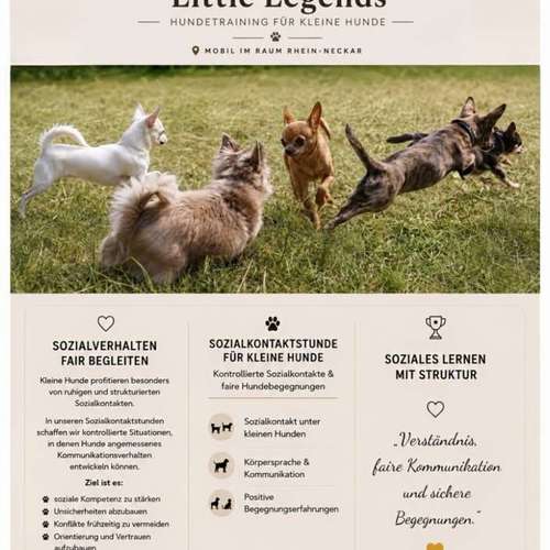 Hundeauslaufgebiet-Little Legends-Hundetraining für kleine Hunde-Bild